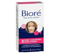 Bandes De Nettoyage Profond Des Pores Pour Le Nez 8 Compte Par Biore