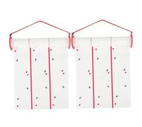 Bandes de Papier Anti-Mouches 2 pièces, Papier Anti-Mouches Double Face 10x2, résistant aux intempéries, Non Toxique pour l'extérieur, Salle de Fleurs, Balcon, Arbre, Ruban adhésif pour Serre