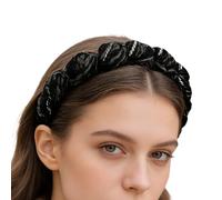 Bandes De Peigne Pour Femmes | Cercle De Cheveux Avec Peigne Antidérapant - Large Bandeau Enduit De Fil Pour Filles,Pour Les Jeunes Filles Styling Maison Voyage Maquillage Jour