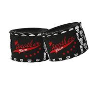 Bandes de Poignet de Kickboxing - Bandages pour Les Mains en Forme de tête de Mort effrayante, Sangles élastiques de Soutien de Boxe, équipement de Protection de Combat thaïlandais, enveloppes d'