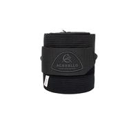 Bandes de polo pour cheval avec élastique Acavallo (x2) Noir TU