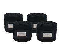 Bandes de polo pour cheval Covalliero Therm (x4) Noir 3,5x10 cm