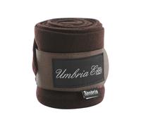 Bandes de polo pour cheval Umbria Equitazione (x4) Marron 10 cm
