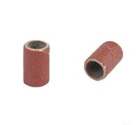 Bandes de Ponçage 320 Grit 6mm pour Outils Rotatifs - 50pcs Manchons Abrasifs + 2 Mandrins pour Polissage pour bois et Métal