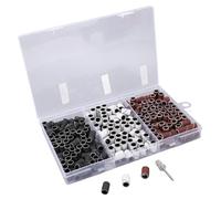 Bandes de ponçage à ongles 210pcs | Élimination de la peau morte et soins Callus | Caps de broyage de polissage de manucure/pédicure | Kit de soins aux pieds pratiques avec