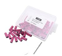 Bandes de Ponçage pour Ponceuse à Ongles 50pcs Mini foret à ongles forets mandrin for 3.0mm Pour les prothésistes ongulaires(Dark Khaki)