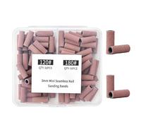Bandes de ponçage sans couture avec grain 120/180 / 150/240, finition sûre des ongles, outil de pédicure, anneaux de ponçage de remplacement pour ongles