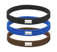 Bandes de poubelle - Bandes en caoutchouc pour sac à ordures, 3 bandes de litière pour poubelle, bandes de panier à déchets forte élasticité, support de sac poubelle