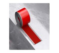 Bandes de protection de bord de marche auto-adhésives, for escaliers de maison, escaliers mécaniques de centres commerciaux, gymnases, rampes extérieures, sorties de secours(Gray- Red,6x3500cm)