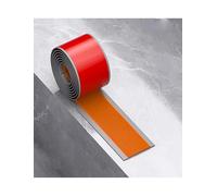 Bandes de protection de bord de marche auto-adhésives, for escaliers de maison, escaliers mécaniques de centres commerciaux, gymnases, rampes extérieures, sorties de secours(Gray- Orange,6x5000cm)