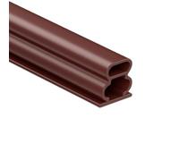 Bandes De Protection De Porte Joint D'Étanchéité De Sécurité I Beam Pour Portes Avec Interstices De 9.5 À 11.5mm Auto Adhésif Insonorisant Et Résistant Aux Chocs Marron 3M*2