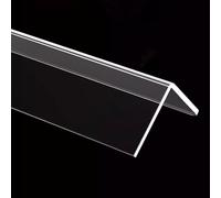 Bandes de protection des bords, Protecteurs d'angle autocollants transparents for meubles muraux, plusieurs tailles, paquet de 5