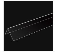 Bandes de protection des bords, Protecteurs d'angle muraux autocollants transparents en forme de L, plusieurs tailles(3x100cm/1.2x39in)