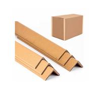 Bandes De Protection pour Chants De Palettes Lot de 100 Bandes De Protection d'angle Renforcées en L, 4 Mm D'épaisseur, Très Résistantes, pour L'expédition Et Le Déménagement.(150 x 4 x 0.4 cm (L x W