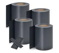 Clôture à double natte & clôture à simple natte Protection visuelle Anthracite