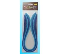 Bandes de quilling 10mmx50cm bleu 100pcs