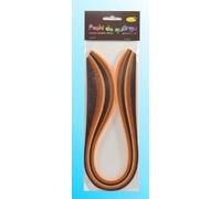 Bandes de quilling 3mmx50cm marron 100pcs