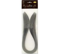 Bandes de quilling 5mmx50cm pailletées argent 50s
