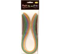 Bandes de quilling 5mmx50cm pastel 100pcs