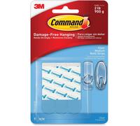 Bandes de recharge transparentes Command 17021CLRES 5/8 x 1 3/4, paquet de 9