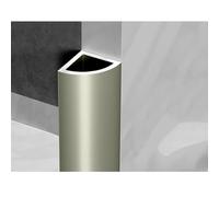 Bandes de recouvrement de sol, bandes de transition de crevasse, bandes de seuil - profilés de transition de sol, plinthes, longueur 2,5 m, adapté aux appuis de fenêtre(E,30 * 30MM)