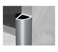 Bandes de recouvrement de sol, bandes de transition de crevasse, bandes de seuil - profilés de transition de sol, plinthes, longueur 2,5 m, adapté aux appuis de fenêtre(D,10 * 10MM)