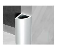 Bandes de recouvrement de sol, bandes de transition de crevasse, bandes de seuil - profilés de transition de sol, plinthes, longueur 2,5 m, adapté aux appuis de fenêtre(C,20 * 20MM)