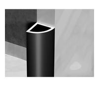 Bandes de recouvrement de sol, bandes de transition de crevasse, bandes de seuil - profilés de transition de sol, plinthes, longueur 2,5 m, adapté aux appuis de fenêtre(A,10 * 10MM)