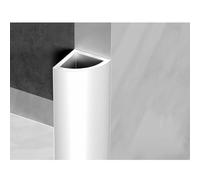 Bandes de recouvrement de sol, bandes de transition de crevasse, bandes de seuil - profilés de transition de sol, plinthes, longueur 2,5 m, adapté aux appuis de fenêtre(B,20 * 20MM)