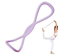 Bandes de résistance - 46 x 11,5 cm - Bandes de résistance en forme de 8 | Entraînement des bras - Corde de traction portable pour étirement - Bande de gymnastique en silicone - Yoga Pilates