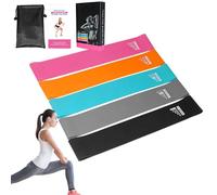 Bandes de résistance, 5 pièces en Latex pour l'entraînement à la Maison | Bandes d'entraînement pour Femmes - pour Adolescents, Adultes et des Deux sexes