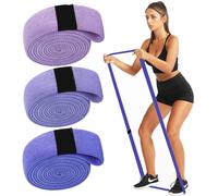 Bandes De Résistance À L'exercice Femmes Et Hommes Bandes De Résistance En Tissu Ensemble Bandes De Caoutchouc De Force De Remise En Forme Bande Élastique D'entraînement De Gymnastique