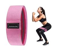 Bandes de résistance antidérapantes en tissu pour fessiers, hanches, jambes, yoga, pilates, physiothérapie, récupération - 3 niveaux de résistance