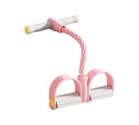 Bandes de résistance avec pédales | 6 tubes de traction avec poignée Bandes de résistance pour étirement | pour Pilates, musculation, maison, bureau