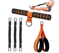 Bandes de résistance avec poignées | 13,6 kg Set de Musculation Multifonction pour Abdos - Tubes de Fitness avec poignées,Fitness Maison renforcement Bras Jambes Abdos fessiers