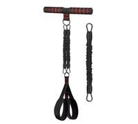 Bandes de Résistance avec Poignées - Accessoire pour Abdos 3 Tubes Réglables,Bande d'Étirement à Tension Manuelle - Fitness Maison renforcement Bras Jambes Abdos fessiers