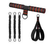 Bandes de Résistance avec Poignées,Accessoire pour Abdos 3 Tubes Réglables | Tubes de Fitness avec poignées - Fitness Maison renforcement Bras Jambes Abdos fessiers