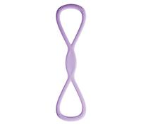 Bandes de résistance avec poignées | Bande de yoga en silicone Figure 8 - Sangles d'exercice pour poitrine, cheville, dos, haut du corps, pilates, jambe, épaule, bras, sport, conditionnement