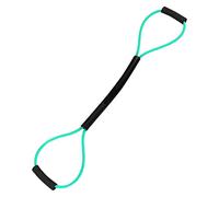 Bandes de résistance avec poignées confortables - Corde de tension pour boxe ombre, MMA, fitness, entraînement en intérieur - Vert - 13,6 kg