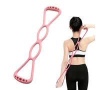 Bandes de résistance avec poignées en silicone élastique de 6,8 kg pour les bras, le dos, les épaules, la poitrine, le fitness, le yoga, le pilates, la gym, l'exercice à domicile, design de