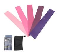 Bandes de résistance | Bandes d'assistance à la traction | 5 niveaux de résistance sangles élastiques portables pour entraînement de gym, exercice, pilates, yoga, fitness, jambes et bras