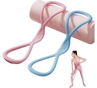 Bandes de résistance, Bandes de résistance en Forme de 8 pour Femmes et Hommes, Corde de Traction pour Le Yoga et l'entraînement Physique