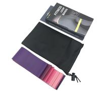 Bandes de résistance, bandes de résistance pour étirement | 5 niveaux de résistance sangles élastiques portables pour entraînement de gym, exercice, pilates, yoga, fitness, jambes et bras