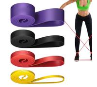 Bandes de résistance d'exercice - Ceinture auxiliaire de traction, sangle extensible de yoga pour exercices, pilates, athlètes, salle de sport, professionnels occupés, maison, bureau, appartement