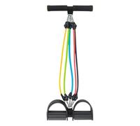 Bandes De Résistance Élastiques À 5 Tubes,Corde De Traction Réglable avec Poignée Antidérapante,Équipement d'exercice pour Abdominaux,Bandes De Résistance Multifonction pour Exercice Taille Et Jambes