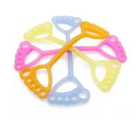 Bandes de Résistance en Silicone Bleu avec Anneaux pour Yoga | Épaisse, Prise Confortable, Usage Facile, pour Garçon et Filles et Sportifs, Maison ou Déplacements, Bras et Étirements