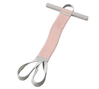 Bandes de Résistance en Tissu Bande de résistance avec poignées, Bande élastique antidérapante, Corde Tension multifonctionnelle, d'exercice(Pink)