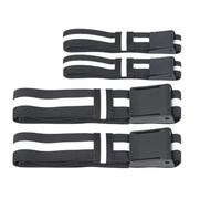 Bandes de Résistance en Tissu Bandes de Restriction du Flux sanguin, Sangles élastiques for Exercices d'occlusion, intensifs for Augmenter la Masse Musculaire(Black,60 X 3cm 2 Straps)