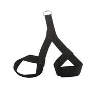 Bandes de Résistance en Tissu Sangle for Squat inversé, Corde à Triceps, poignées for élastiques de résistance, Accessoires for Machine câbles et tirage Vertical en Salle Sport, épaisse(Black)