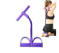 Bandes De Résistance Fitness, 4 Tubes avec Système De Traction par Pédale, Sit-Up Bodybuilding Expander Bandes Corde De Tension, Pédale Pull Cordes Élastique Sport Expander pour Exercices De Maison